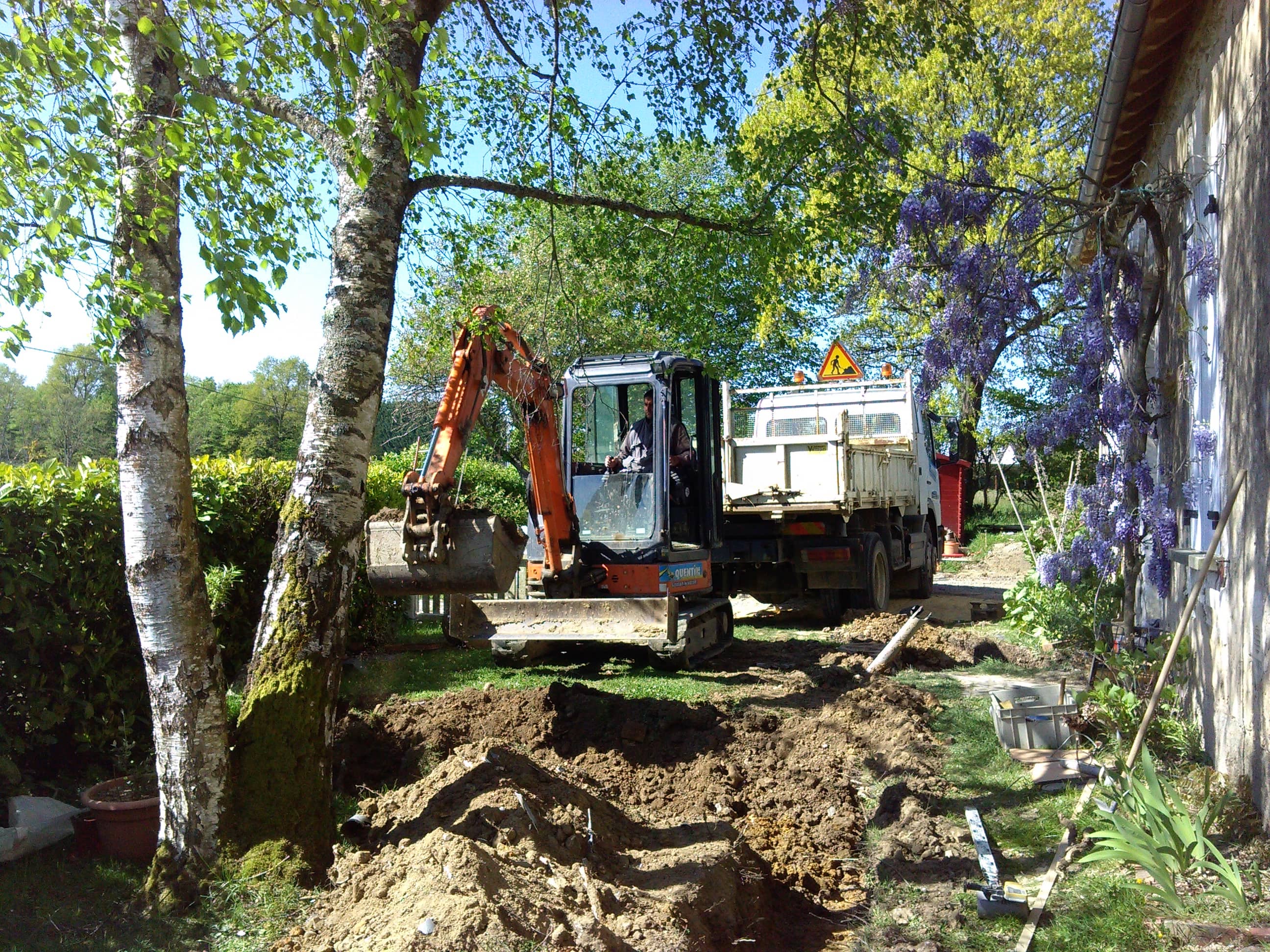 Terrassement de jardin